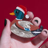 Daphne the Duck Brooch