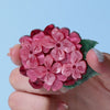 Heartfelt Hydrangea Brooch