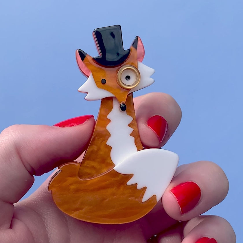 Felix the Fox Brooch – Erstwilder