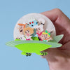 The Jetsons Aerocar Brooch