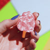 Fairy Floss Simplified Mini Brooch