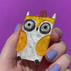 Owl-O-Ween Brooch