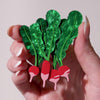 Radish Remedy Brooch
