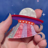 Beam Me Up Brooch