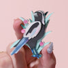 Max the Magpie Brooch