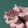 Hawksbill Turtle Brooch