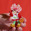 Strawberry Strolling Brooch