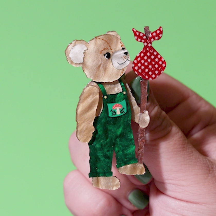 Bear's Adventures Brooch – Erstwilder