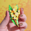 Golden Wattle Brooch