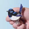Superb Fairy Wren Brooch