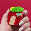 Berry Happy Home Brooch