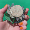 Bridal Gown Botanical Brooch