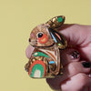 Milo the Bunny Brooch