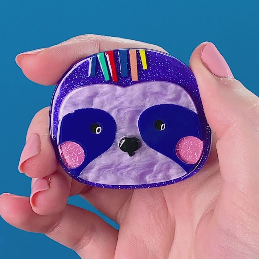 Sloane The Sloth Brooch Erstwilder