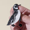 Galapagos Penguin Brooch