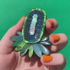 Rhapsody in Blue Brooch