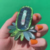 Rhapsody in Blue Brooch