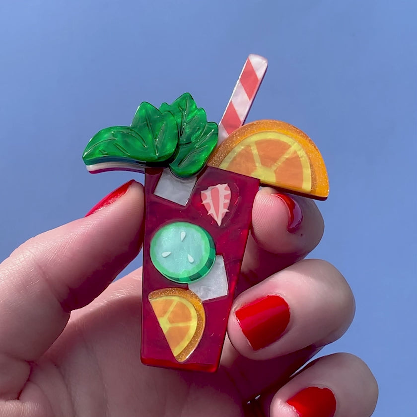 Pimm's O'Clock Brooch – Erstwilder