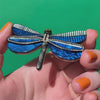 Sapphire Sky Dancer Brooch