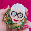 Adorned in Feathers Iris Brooch