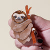 Pygmy Three-Toed Sloth Brooch
