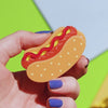 Hot Diggity Dog Brooch