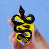 Yellow-Bellied Sea Snake Brooch