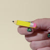 Pencil Simplified Mini Brooch