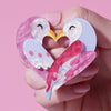 Nestled in Love Brooch