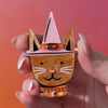 Bewitched Kitty Brooch