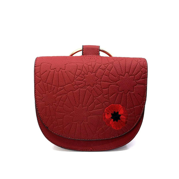 Poppy Field Saddle Bag