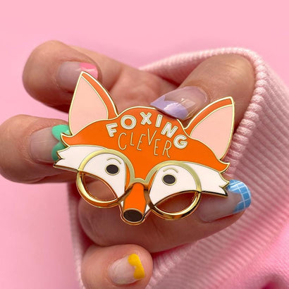 Erstwilder Foxing Clever Enamel Pin EP0172-9000