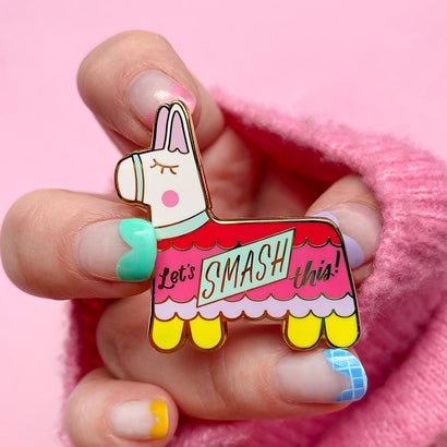 Erstwilder Let's Smash This Enamel Pin EP0179-2000