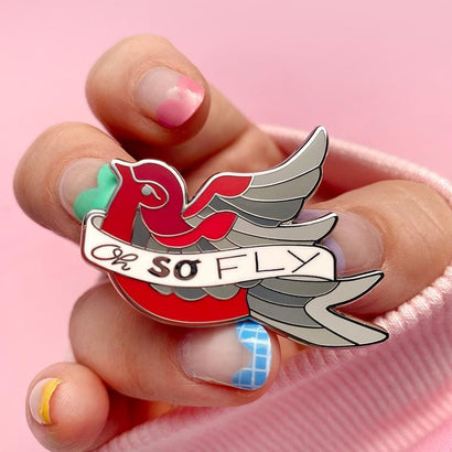 Erstwilder Oh So Fly Enamel PIn EP0184-1000