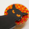 Le Chat Noir Earrings  -  Erstwilder  -  Quirky Resin and Enamel Accessories