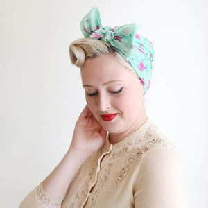 Erstwilder Flamboyant Flamingo Funk Head Scarf SC0004-4320