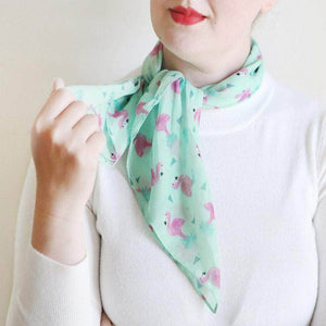Erstwilder Flamboyant Flamingo Funk Head Scarf SC0004-4320