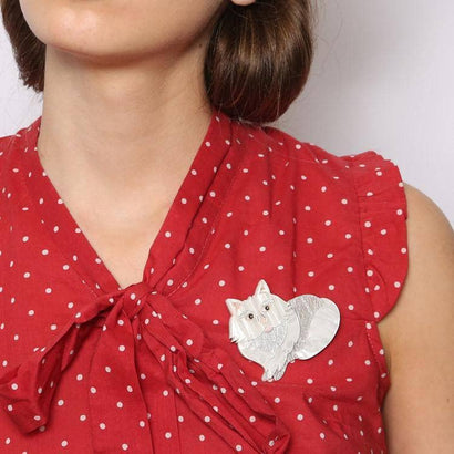 Erstwilder Babette Marie Cat Brooch BH6217-8000