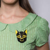 Bast From the Past Cat Brooch