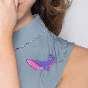 Erstwilder Big Blue Brooch BH6508-5020