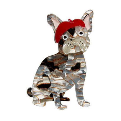 Erstwilder Claude the Chic Dog Brooch BH6582-8070