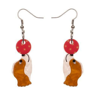 Erstwilder Coco the Clever Cavalier Earrings E5754-9080