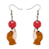 Coco the Clever Cavalier Earrings