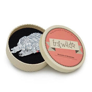 Erstwilder Conan the Content Dog Brooch BH5922-7270