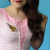 Celebrated Six String Brooch