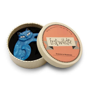Erstwilder Curling Cassandra Cat Brooch BH4014-3000