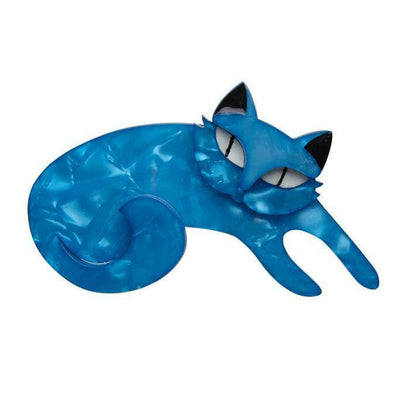 Erstwilder Curling Cassandra Cat Brooch BH4014-3000