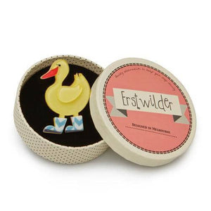 Erstwilder Donavon Ditsy Duck Brooch BH5532-6044