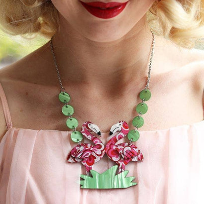 Erstwilder Flamboyant Flamingo Fair  Necklace N5617-2340