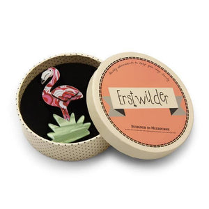 Erstwilder Flamboyant Flamingo Funk Flamingo Brooch BH3541-2340